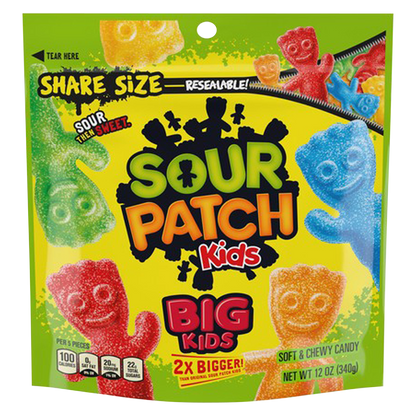 Sour Patch Kids Big Kids Soft & Chewy Candy, 12oz