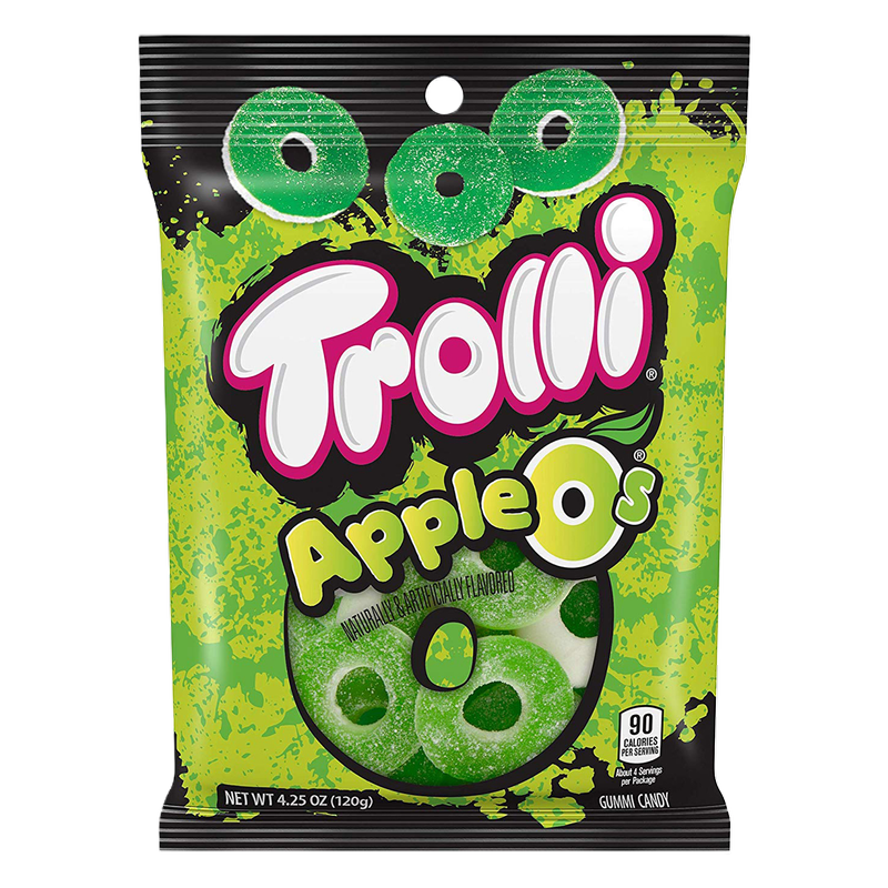 Trolli Apple Os Gummy Candy 4.25oz