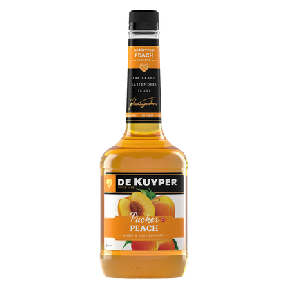 DeKuyper Peach Pucker Schnapps Liqueur 750ml
