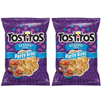 2ct Tostitos Scoops Original Tortilla Chips 14.5oz