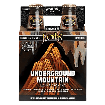 Founders Brewing BA Underground Mountain Brown 4pk 12oz Btl