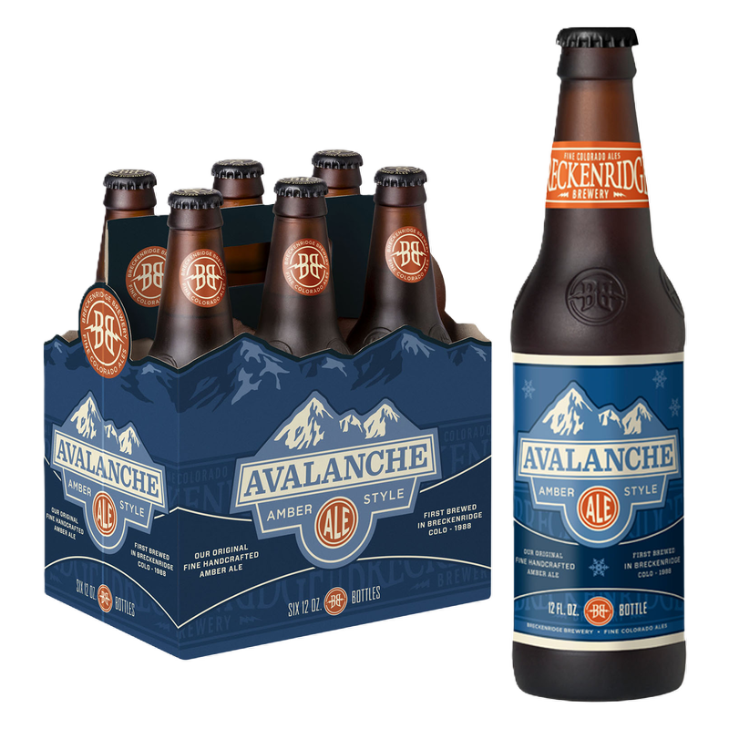 Breckenridge Avalanche Amber Ale 6Pk Bottle 5 % ABV