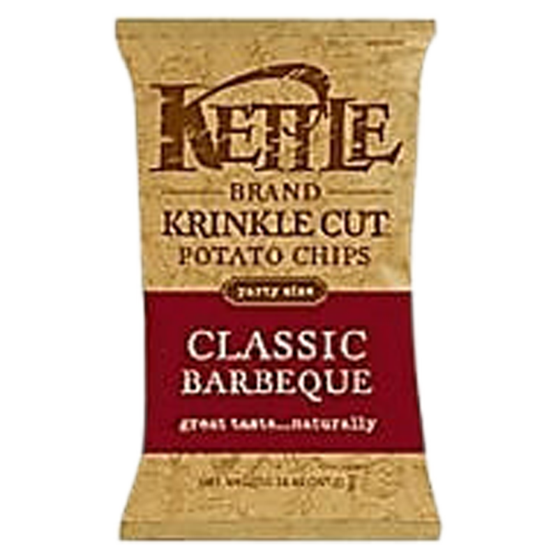 Kettle Krinkle Cut Bbq Chips 13oz