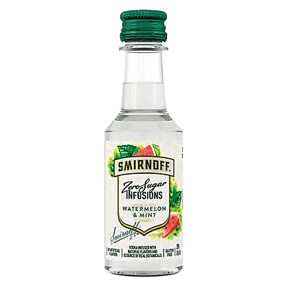 Smirnoff Zero Sugar Infusion Watermelon & Mint Vodka 50ml