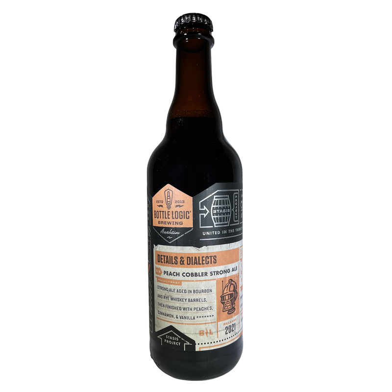Bottle Logic Brewing Details & Dialects BA Peach Cobbler (500 ML BTL)