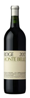 Ridge Monte Bello 2017 750ml 13.1% ABV