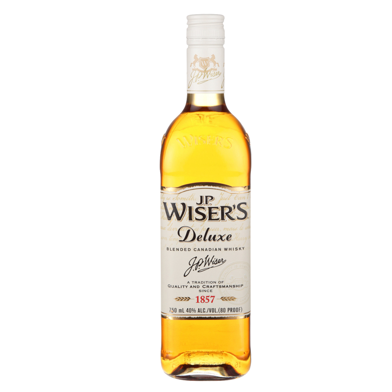 JP Wiser's Deluxe Canadian Whiskey 750ml (80 proof) - BevMo! – BevMo!