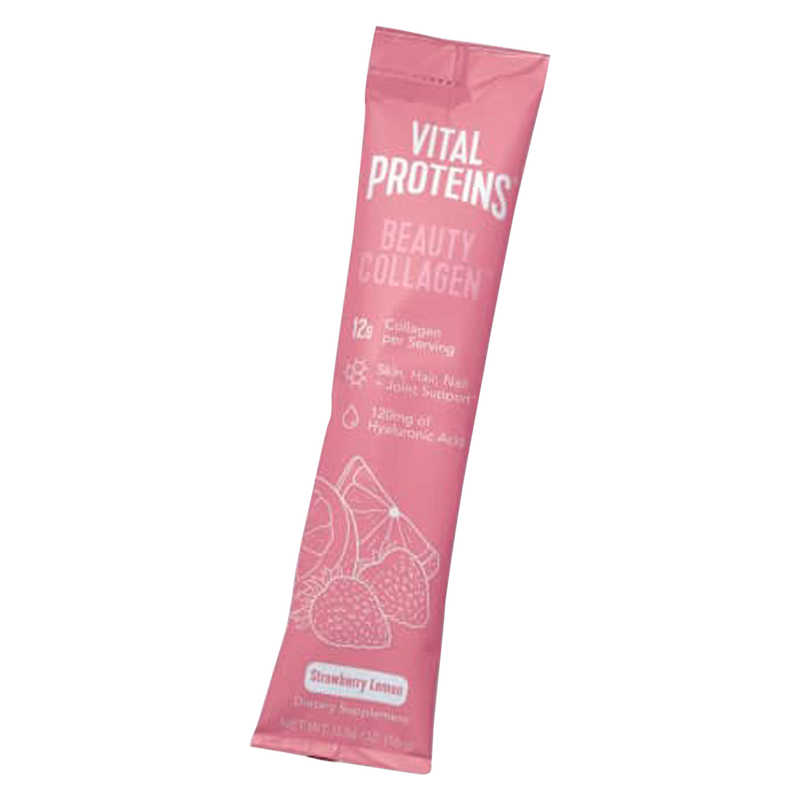 Vital Proteins Strawberry Lemon  Beauty Collagen Individual Stick 0.39oz