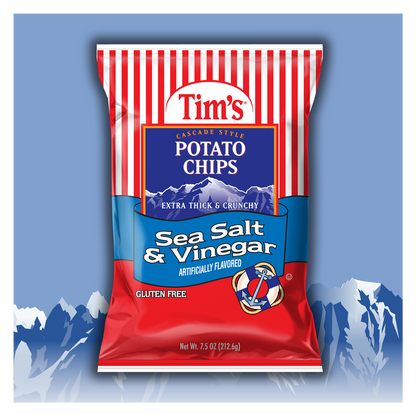 Tim's Cascade Potato Chips Salt & Vinegar 7.5oz