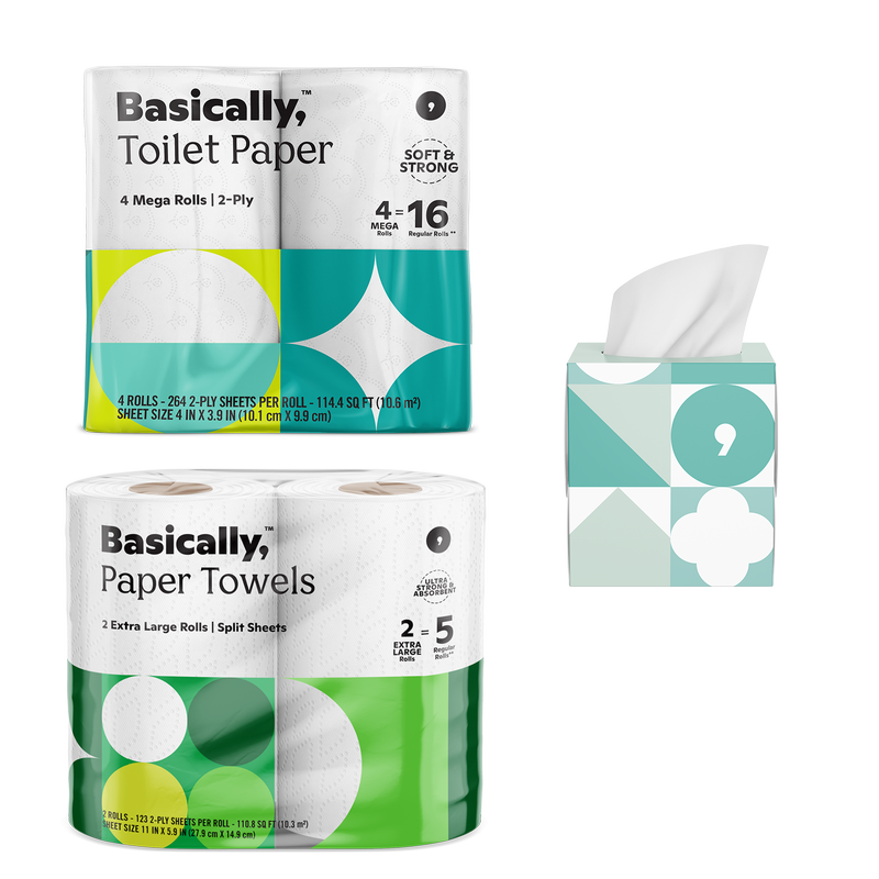 Basically, Household Paper Essentials Bundle