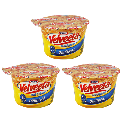 Velveeta Original Shells & Cheese Cup 2.39oz 3ct Bundle