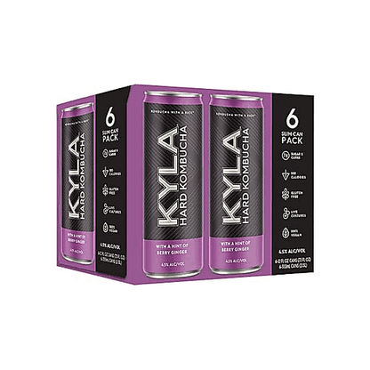 KYLA Hard Kombucha Berry Ginger 6pk 12oz Can