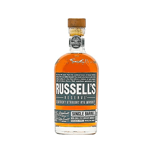 Russell's Reserve Rye Russell's Reserve Single Barrel Rye 750ml - Russell's Reserve – BevMo!