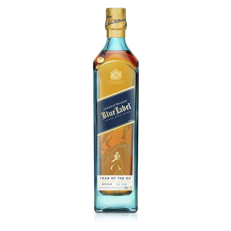 Johnnie Walker Blue Label Blended Scotch Whisky, Limited Edition Year of the Ox, 750 mL (80 Proof)
