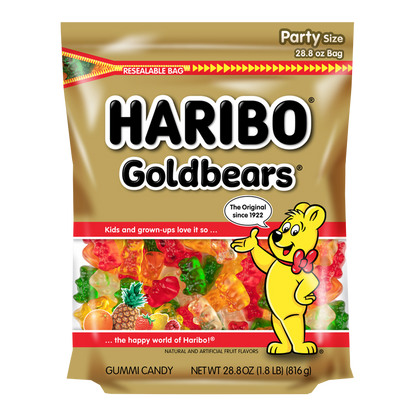 Haribo Goldbears Gummi Candy 28.8oz
