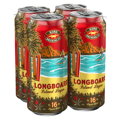 Kona Longboard Island Lager 4pk 16oz Can - BevMo! BevMo! Kona Longboard Island Lager 4pk 16oz Can - BevMo! BevMo!