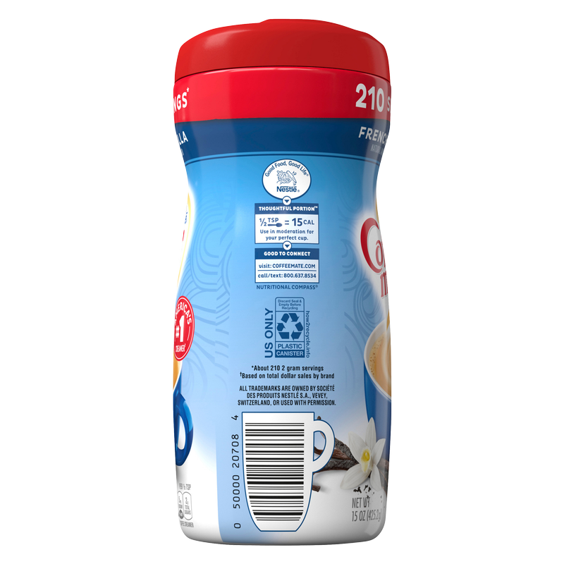 Coffee mate French Vanilla Powder Creamer 15oz