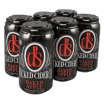 D's Wicked Baked Apple Cider 6pk 12oz Can