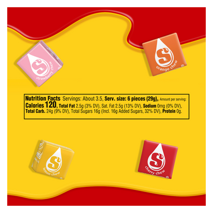 Starburst Original Fruit Chews Share Size 3.45oz