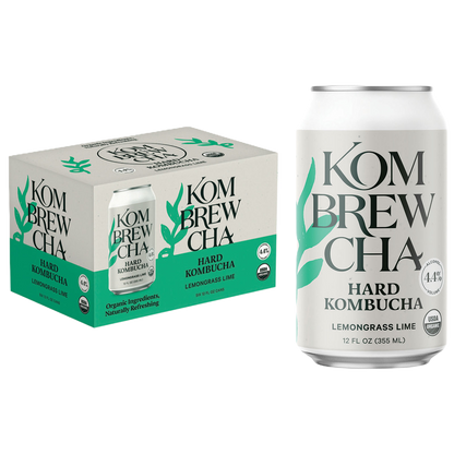 Kombrewcha Lemongrass Lime 6pk 12oz Can 4.4% ABV