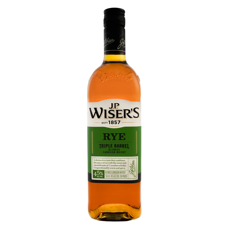 JP Wiser's Canadian Rye Whisky 750ml (90 proof) - BevMo! – BevMo!