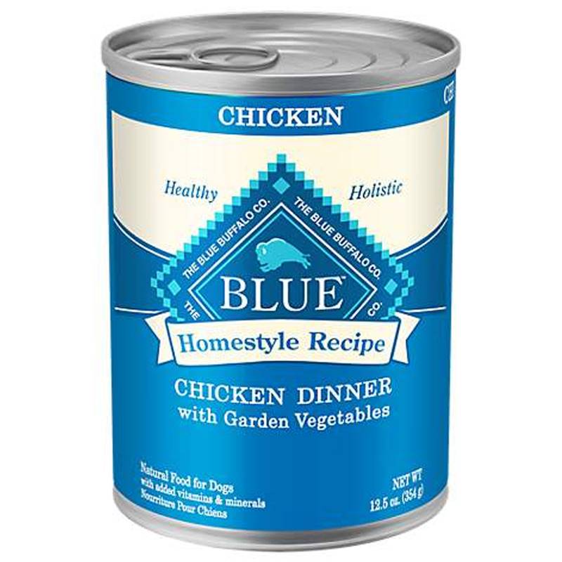 4 Ct Blue Buffalo Homestyle Recipe Chicken Dog Food 12.5oz
