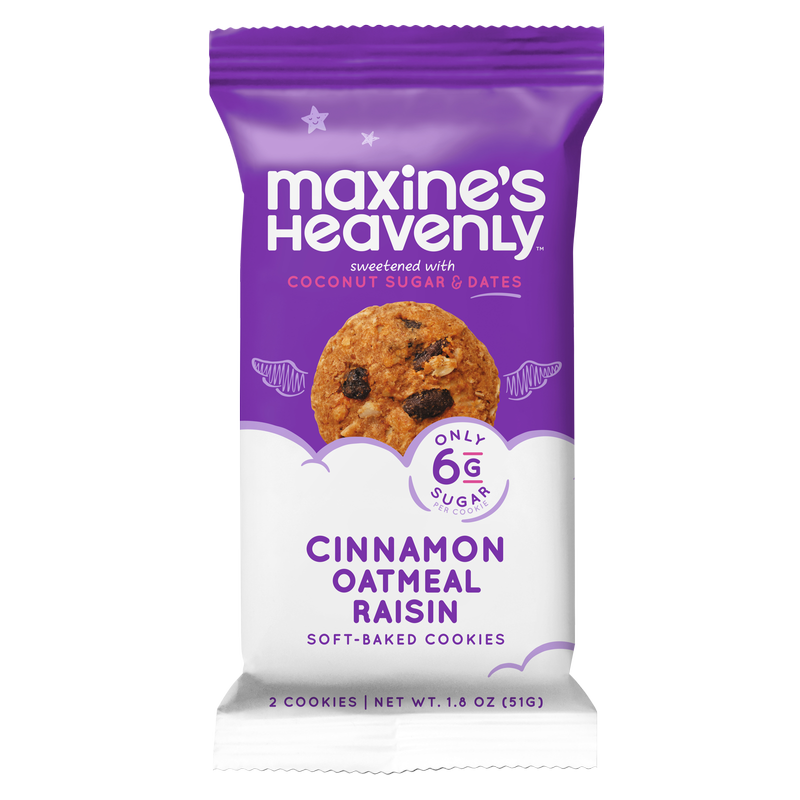 Maxine's Heavenly Cinnamon Oatmeal Raisin Cookies 1.8 oz Snack Pack