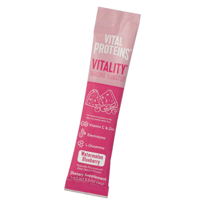 Vital Proteins Watermelon Blueberry Vitality Immune Booster Inidividual Stick 0.5oz