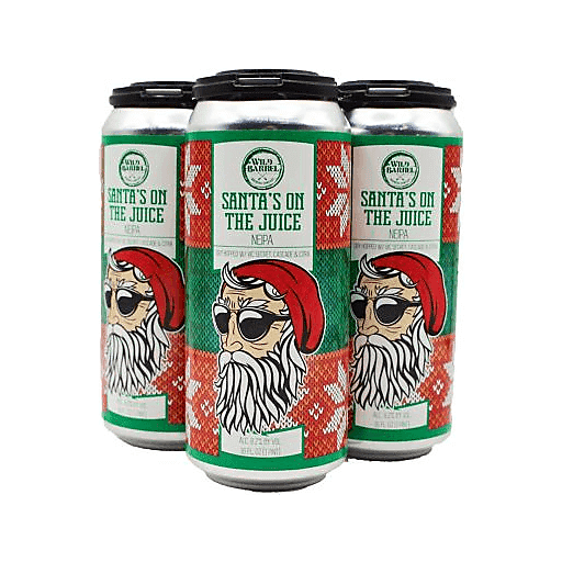 Wild Barrel Brewing Santa's On The Juice IPA 4pk 16oz Can