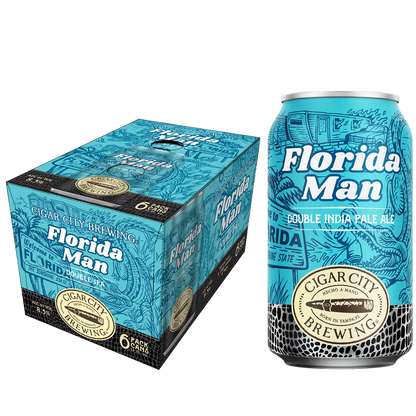 Cigar City Florida Man Double IPA 6pk 12oz can 8.5% ABV