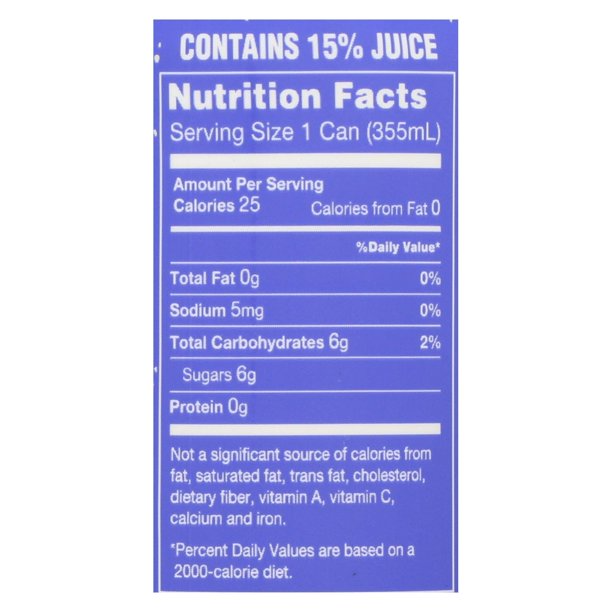 Wave Soda Blueberry 12oz
