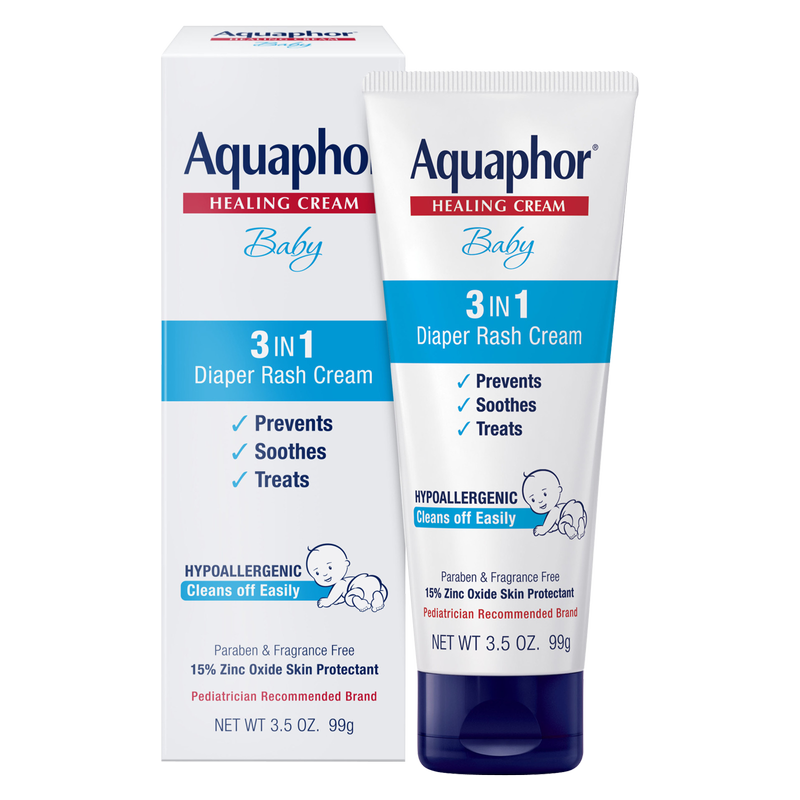 Aquaphor Baby 3-in-1 Diaper Rash Cream 3.5oz