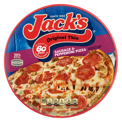 Jack's Sausage & Pepperoni Pizza 15oz
