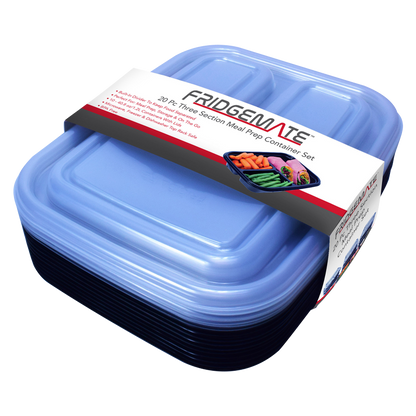  meekoo Set of 3 Food Container Sets Square Food