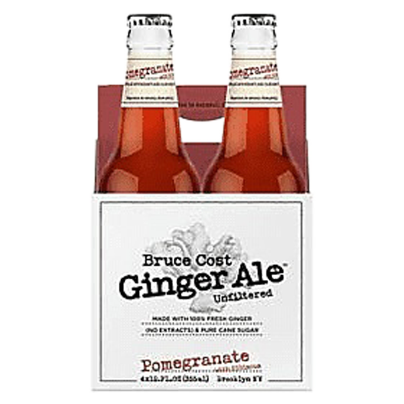 Bruce Cost Ginger Ale Pom/hibs 4pk 12oz Can