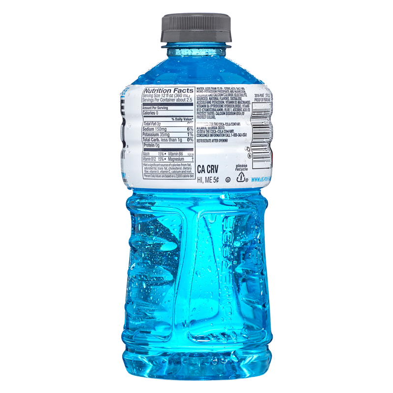 Powerade Code Bar Powerade Zero Mixed Berry 32oz - Powerade – BevMo!