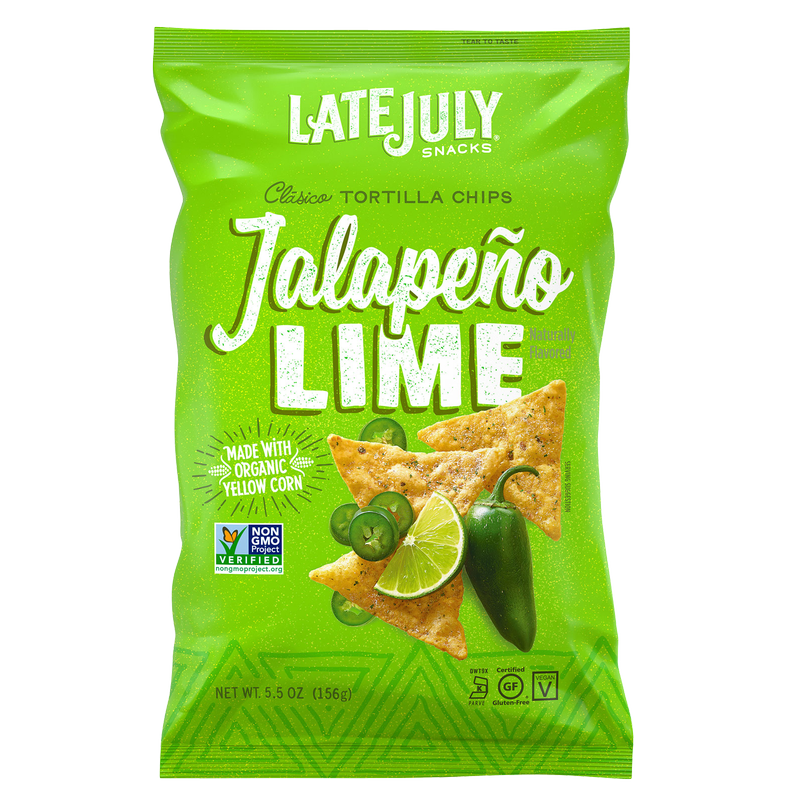 Late July Original Clasico Jalapeno Lime Tortilla Chips 5 5oz BevMo Late july original clasico jalapeno lime tortilla chips 5 5oz bevmo