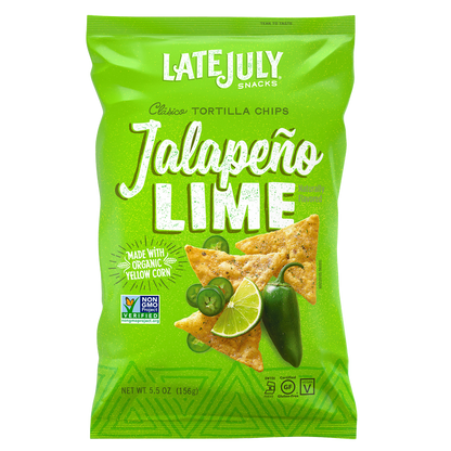 Late July Original Clasico Jalapeno Lime Tortilla Chips 5.5oz