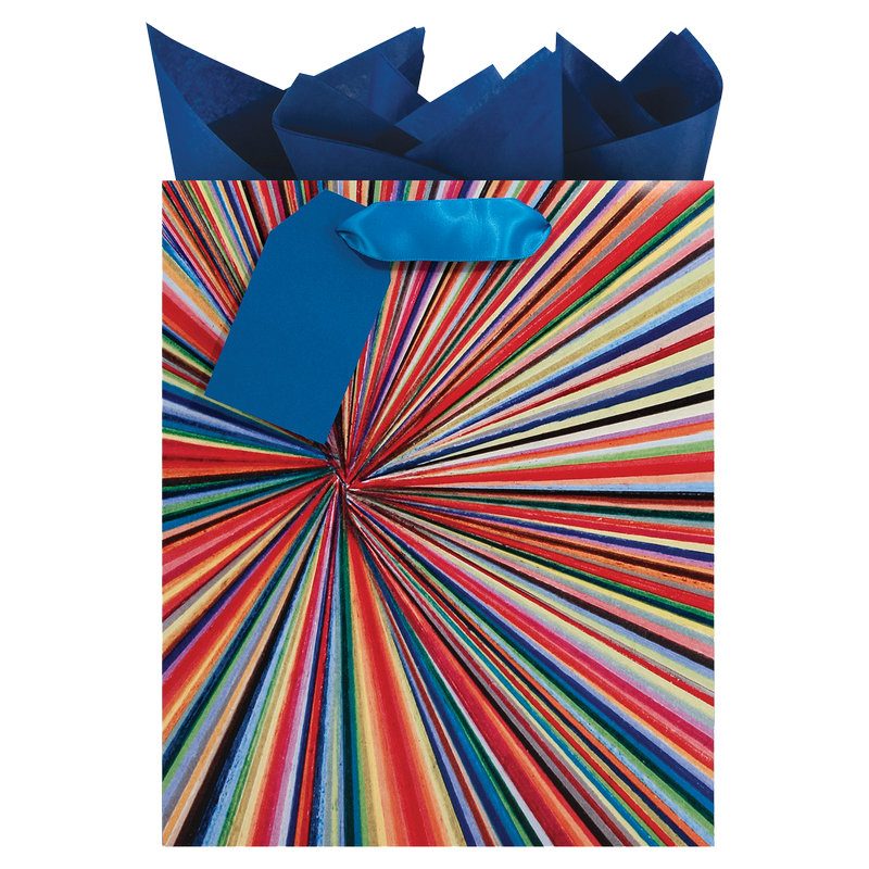 The Gift Wrap Company Prism Medium Gift Bag BevMo The Gift Wrap Company Prism Medium Gift Bag BevMo