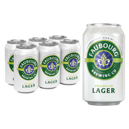 Faubourg Lager 6pk 12oz Can 4.8% ABV