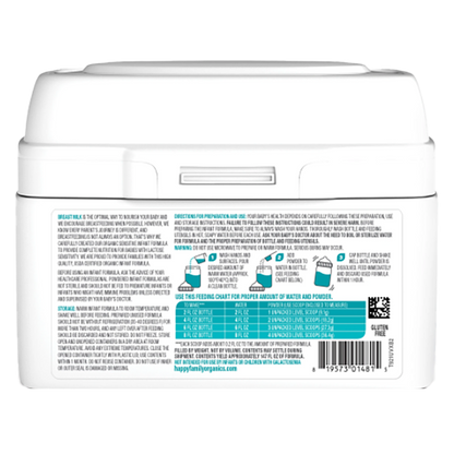 Happy Baby Organic Infant Formula Sensitive Stage 1 (0-12 months) 21oz