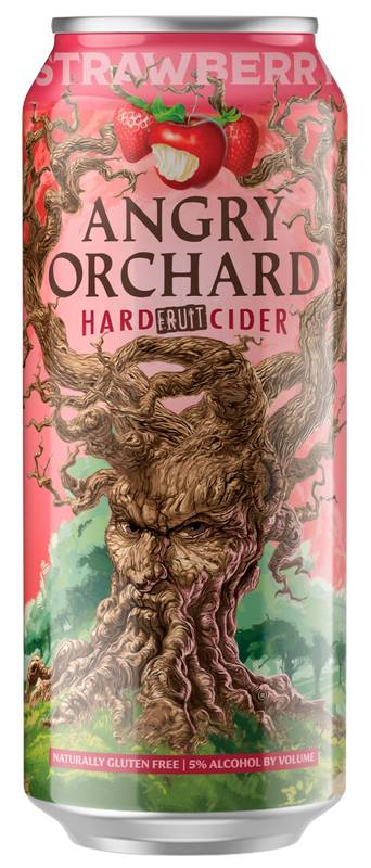 Angry Orchard Strawberry Hard Cider Single 16oz Can