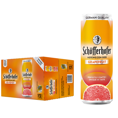 Schofferhofer Grapefruit 12pk 11.2oz Can