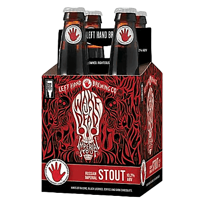 Left Hand Brewing Wake Up Dead Russian Imperial Stout 4pk 12oz Btl