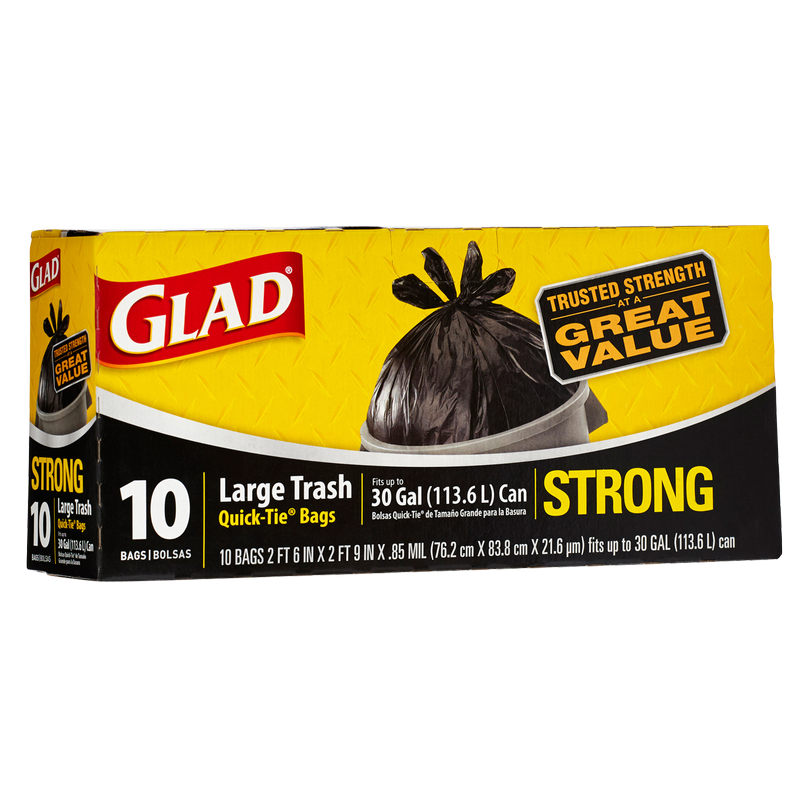 Glad Trash Bags Large 20ct