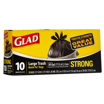 Glad Trash Bags Large 20ct