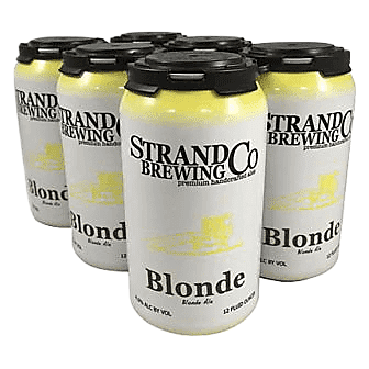 Strand Brewing Blonde Ale 6pk 12oz Can