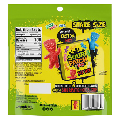 Sour Patch Kids Big Kids Soft & Chewy Candy, 12oz