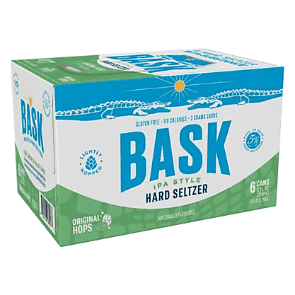 Bask IPA Style Seltzer Original Hops 6pk 12oz Can