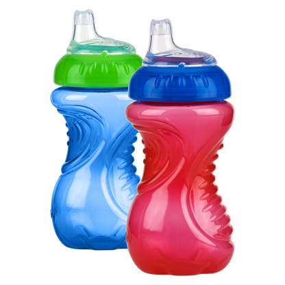 Nuby No Spill Easy Grip Trainer Cup 2ct